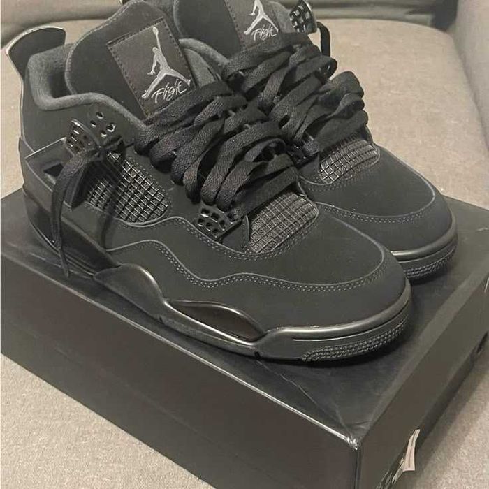 Jordan 4 Black Cat (Calitate Premium)