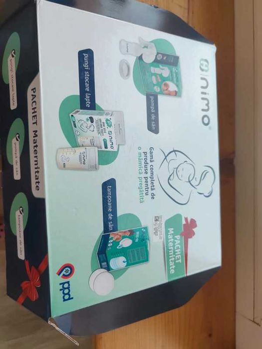 Pompă de sân manuală Nimo cu tetină