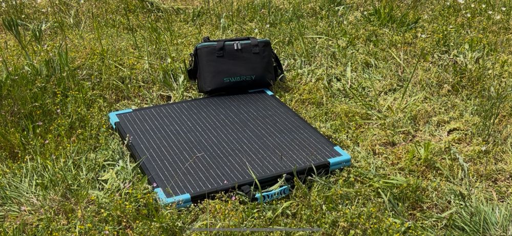 НОВИ с 24м ГАРАНЦИЯ! Swarey S500 + 100W Соларен Панел | Реално Off-Grid Решение за Къмпинг, Кемпер, Каравана и Риболов