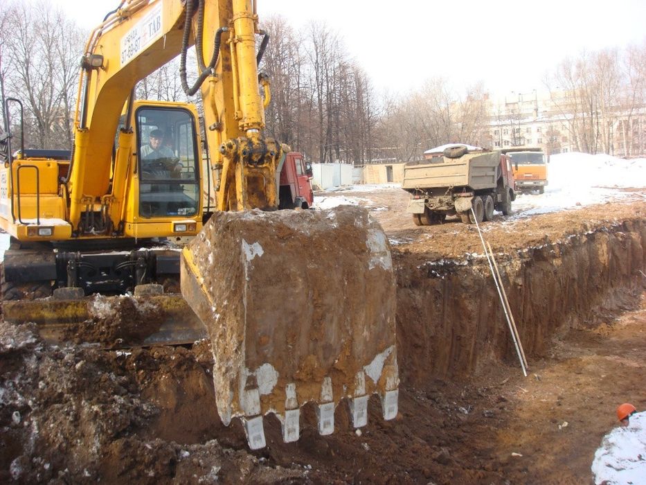 Доставка сыпучего материалов и экскаваторные услуги