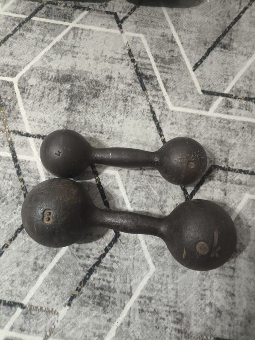 Гантель 4кг и 8кг