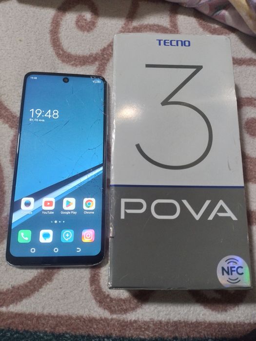 Tecno pova 3. 6+5/128 sotiladi