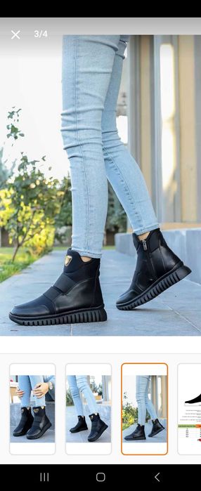 Дамски Боти   ЧИСТО НОВИ 40