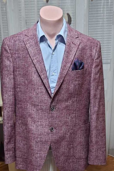 Ленено мъжко сако на IVENTI - №56