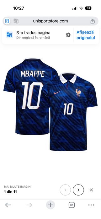 Tricou Mbappe cupa mondiala