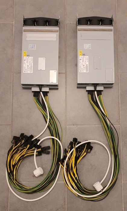 Surse server pentru mining / AI 700W, 750W, 1000W, 1200W, 2250W, 2450W, 2650W, 2700W, 2980W