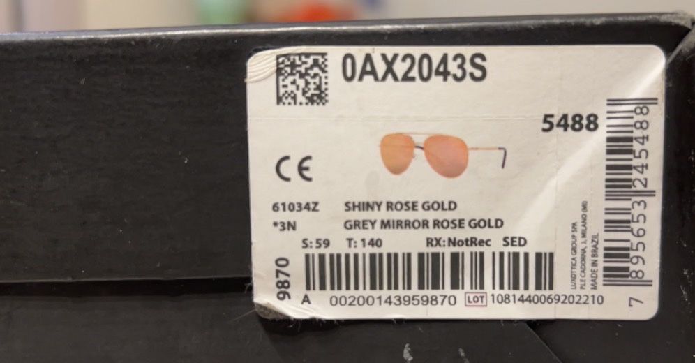 Мъжки слънчеви очила Armani Exchange