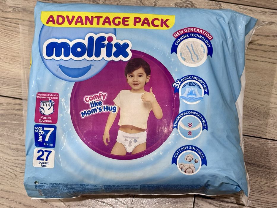 Трусики - подгузники Молфикс 7 размер