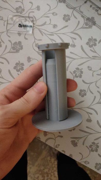 Катушка для ленты. Две детали.