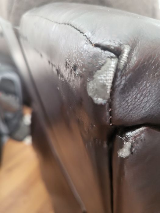 Canapea 3 locuri + fotoliu cu recliner Mobexpert