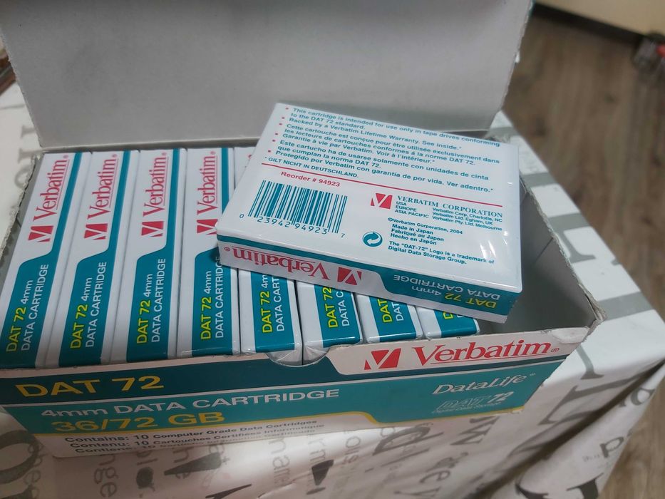 Verbatim 4mm DAT 72 36/72GB касета за данни
