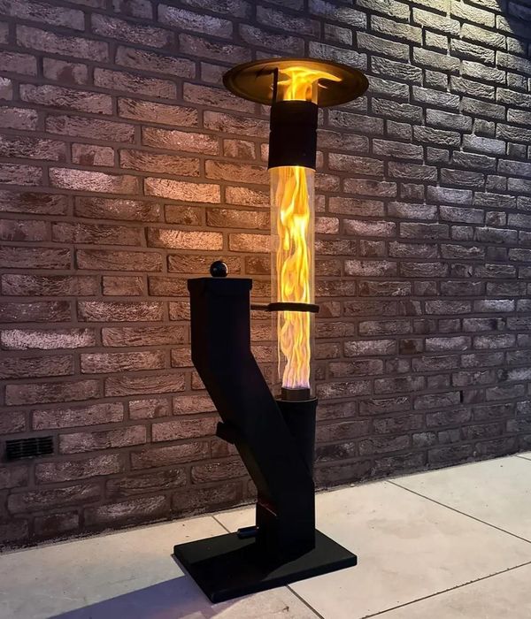 Пелетна печка (дубайски пламък)