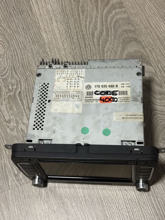 Vand RNS 510 + HDD si pin