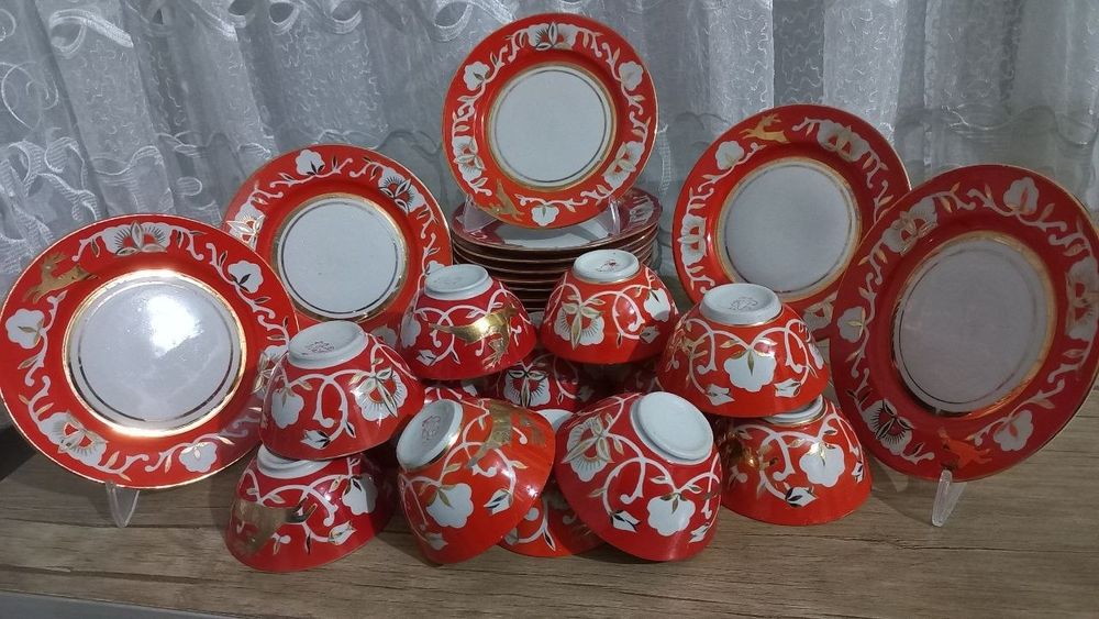 Тарелка ва пиёла Олень