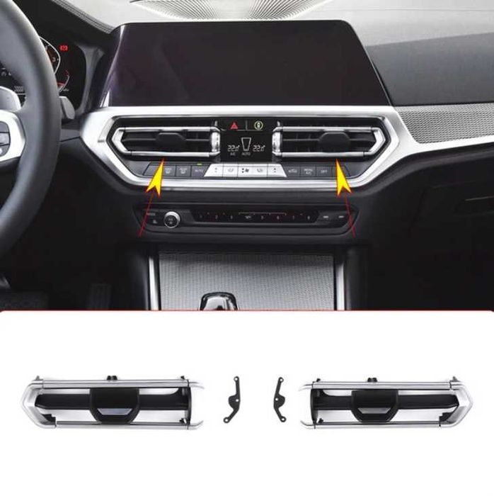 Централен въздуховод лява част BMW G20 F40 G01 G02 черно 3