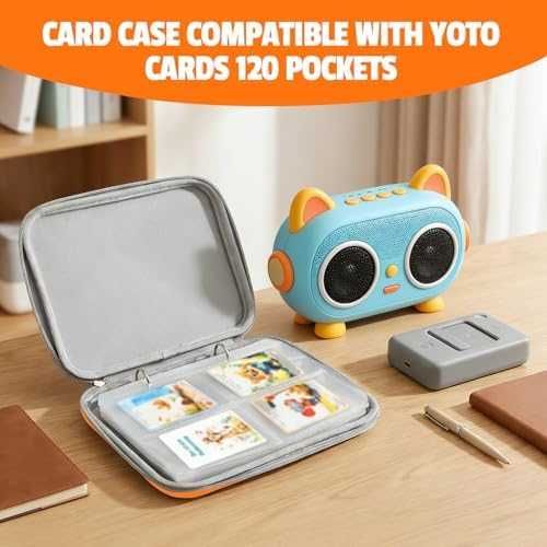 Нов Албум за карти 120 джоба с цип оранжев калъф органайзер Класьор папка