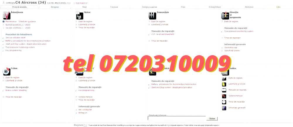 Program Scheme Electrice Si Mecanica Reparatie Auto Vivid Haynes Pro