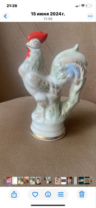 Статуэтка петушок