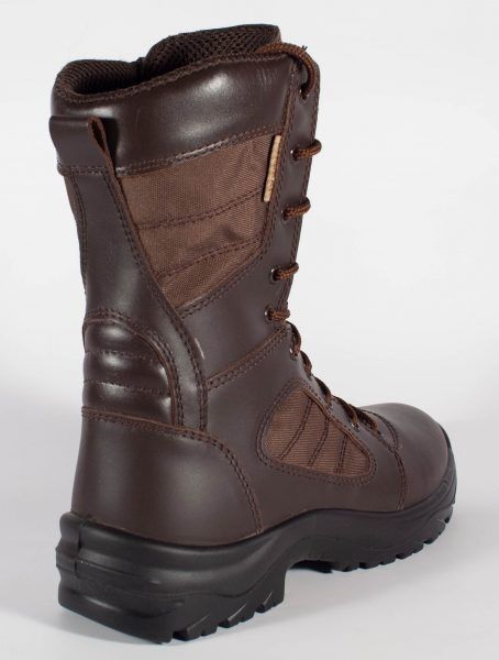 Bocanci militari tactici maro piele naturala box hidrofobizat