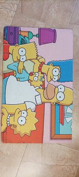 Килимче за детска стая Том и Джери, Сид, Симпсън, постелка коте, куче