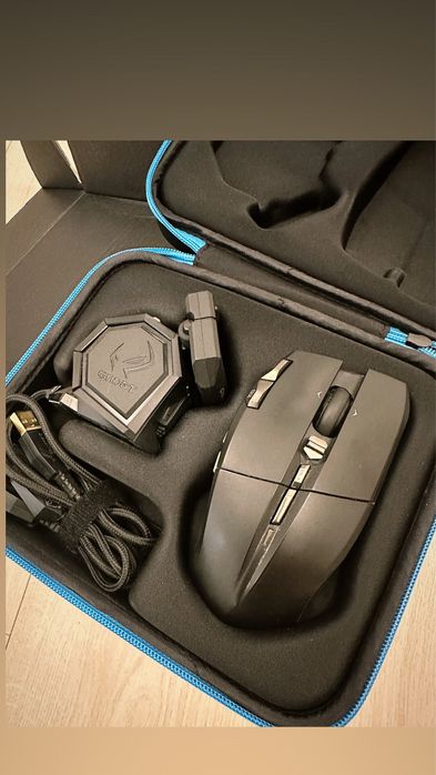 Mouse Gaming Wireless Gigabyte Aivia Uranium + GHOST Macro Station (Pachet Complet, Cutie + Husă)