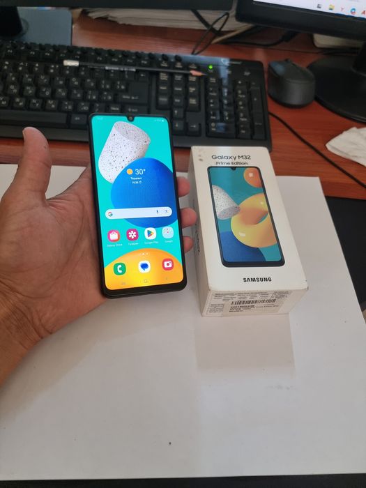 Samsung M32 6/128gb iwlawi zur aybi yuq tozza telefon