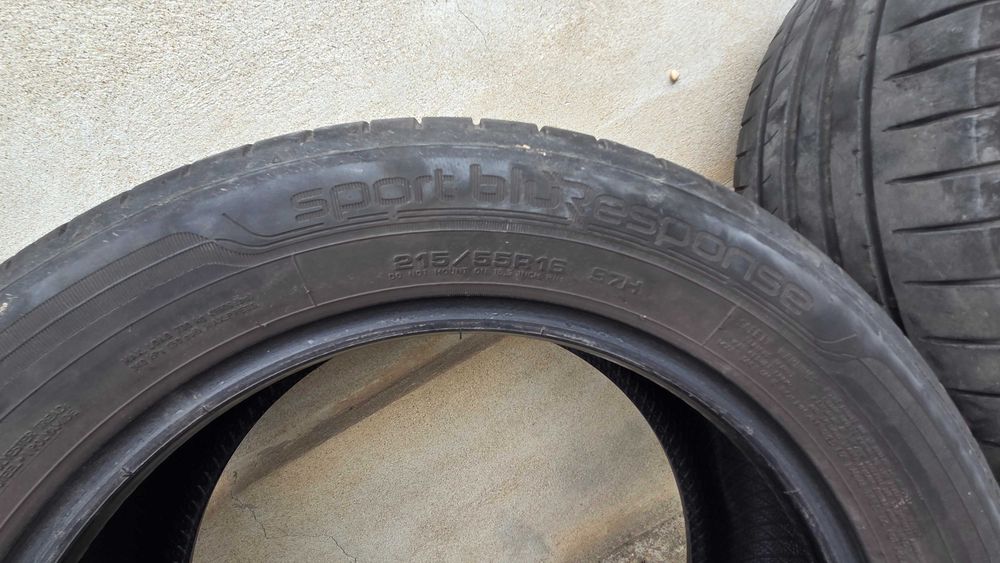 Set 4bc anvelope vara "Dunlop BLURESPONSE XL", 215/55 R16 97H, Radial Tubeless