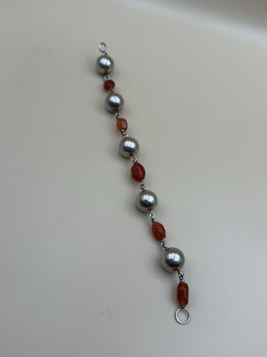 Bratara sin argint si chihlimbar