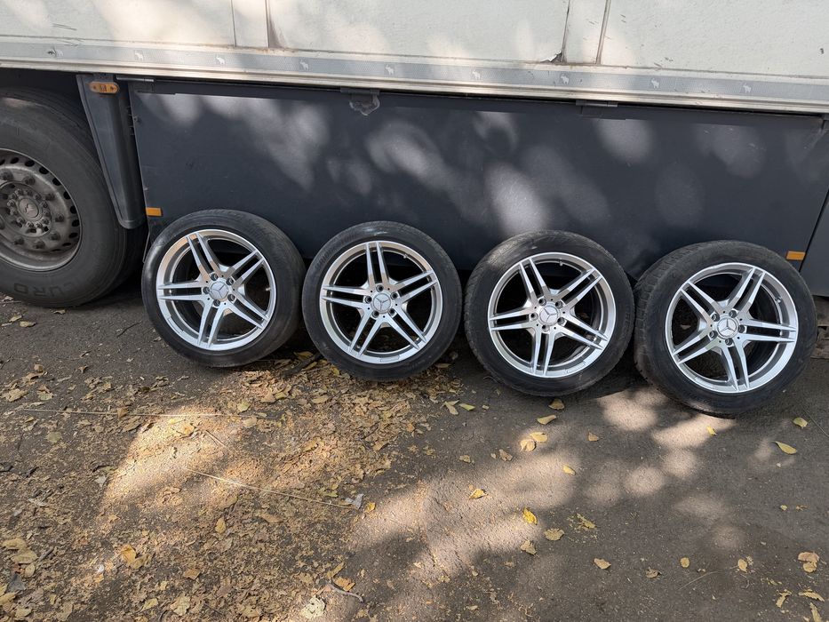 Титановые диски мерседес r18