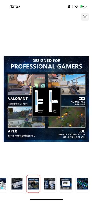 Клавиатура Attack Shark X65 HE черный