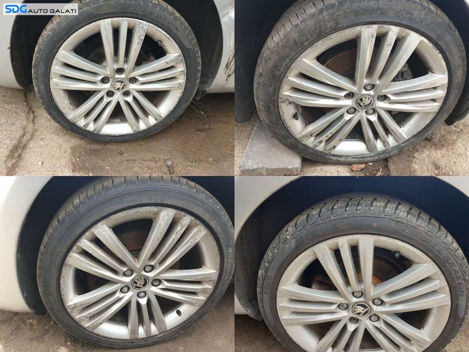 Set 4 Jante Roti Aliaj TRINITY 225 40 18 R18 5x112 Skoda Superb 1 2002 - 2008 [C5374]
