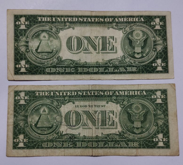 Dolar argint certificat (Silver Dollar Certificate) 1935 C și 1957 A