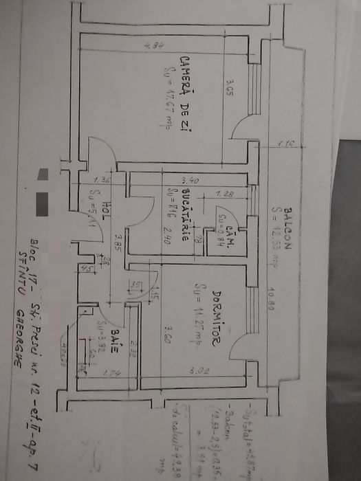 Vând apartament sfântu Gheorghe strada presei