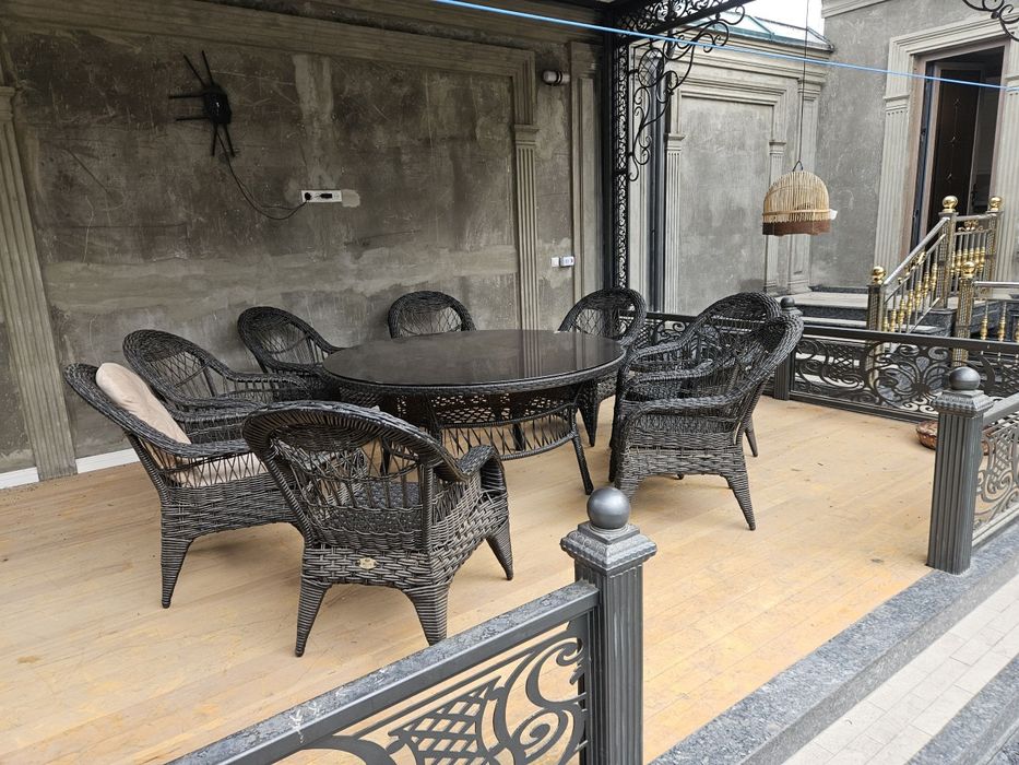 8 kishilik stol stul