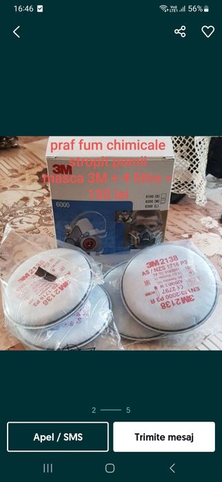 Filtre 3 M 2138 Masca 3 M