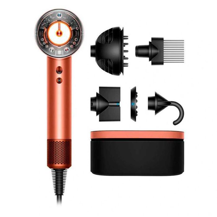 Фен Dyson HD16 Supersonic Nural янтарный шелк/розовое шампанское