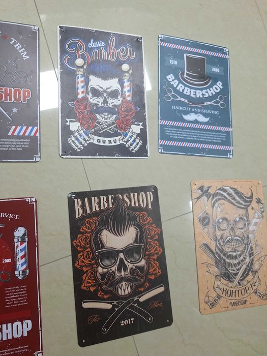 Табели бръснарски 6 броя