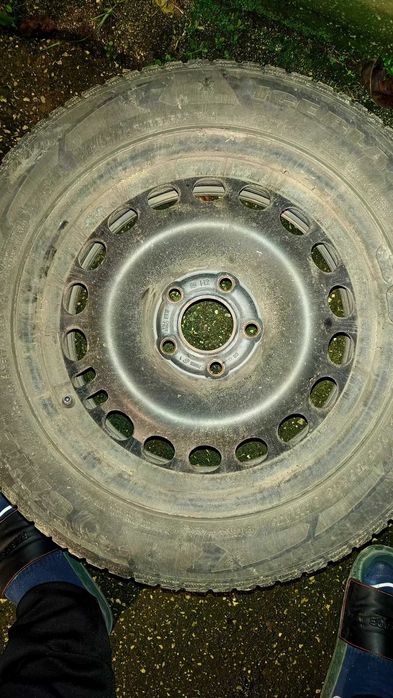 5х110 r16 със зимни гуми