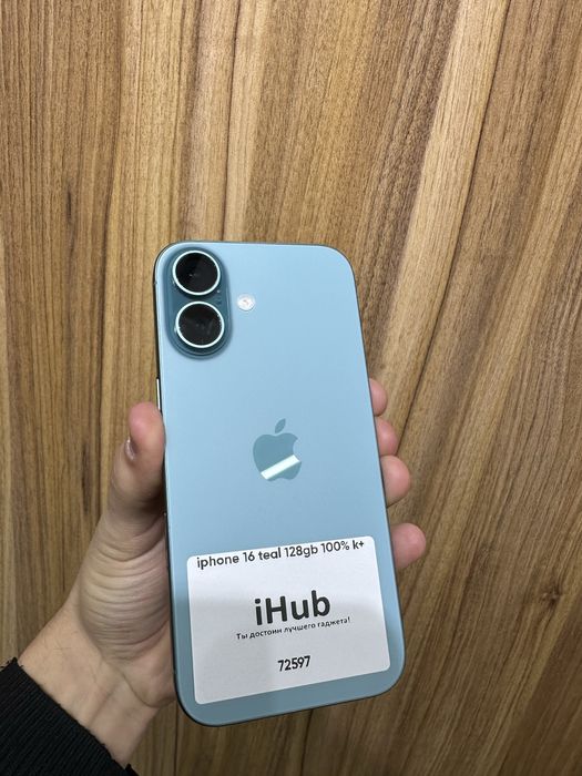 Iphone 16 teal 128 gb 100% 59 sikl