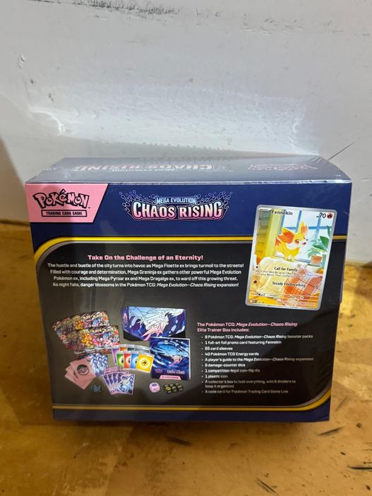 Pokemon Mega Evolution Chaos Rising ETB Sigilat