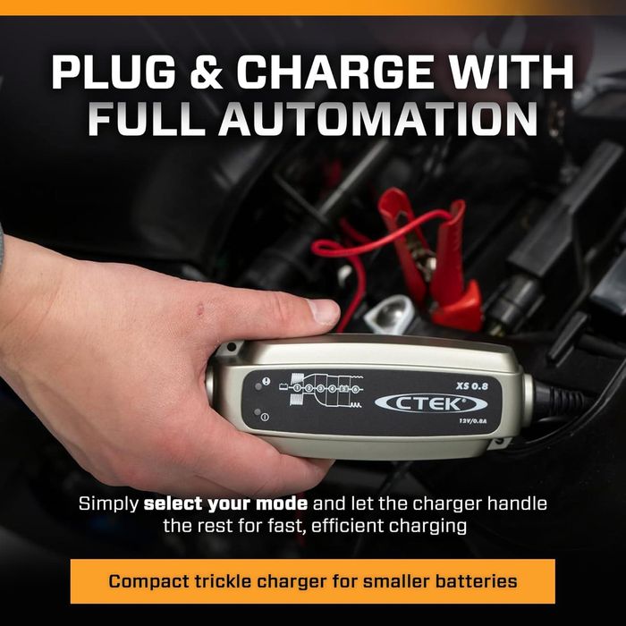 Redresor acumulatori moto CTEK XS 0.8, 12V 0.8A,sigilat