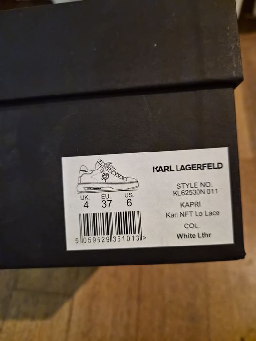 Кожени спортни обувки Karl Lagerfeld