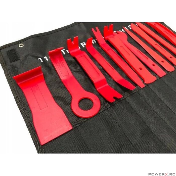 Set extractoare auto pentru tapiterie, benzi auto 11 elemente Verke