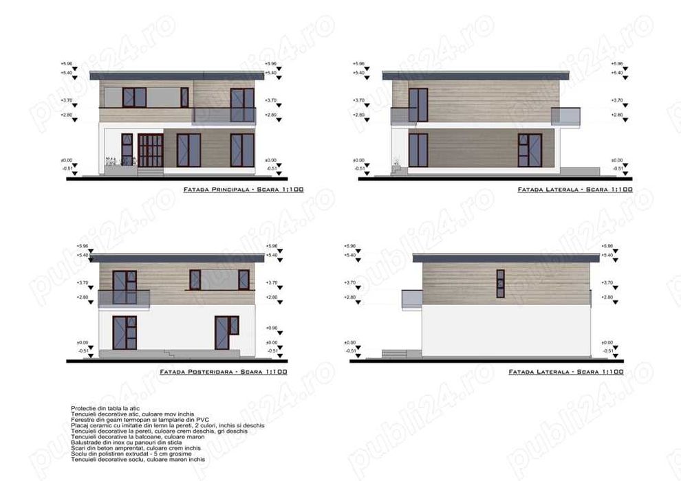 Proiecte case , hale , pensiuni , etc - Autorizatie de construire DTAC
