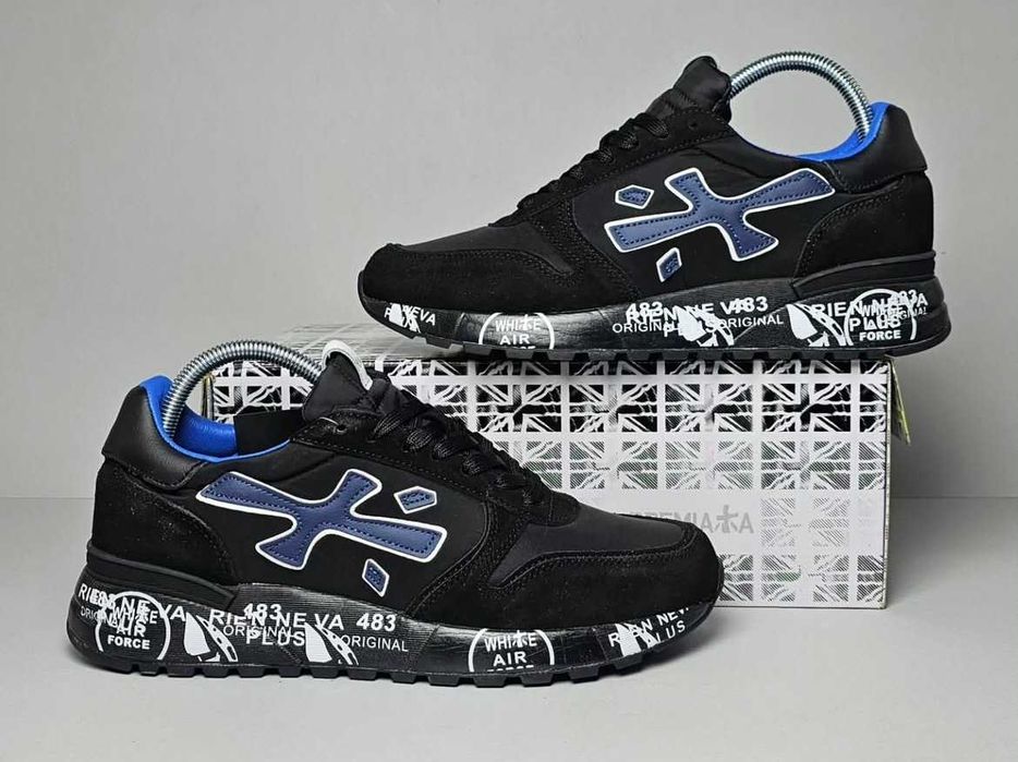 Нови мъжки обувки с кутия Premiata model Black Blue налични 41 и 42
