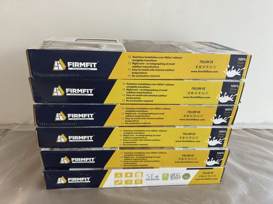 Кварцвинил SPC FirmFit Herringbone Дуб Оскар