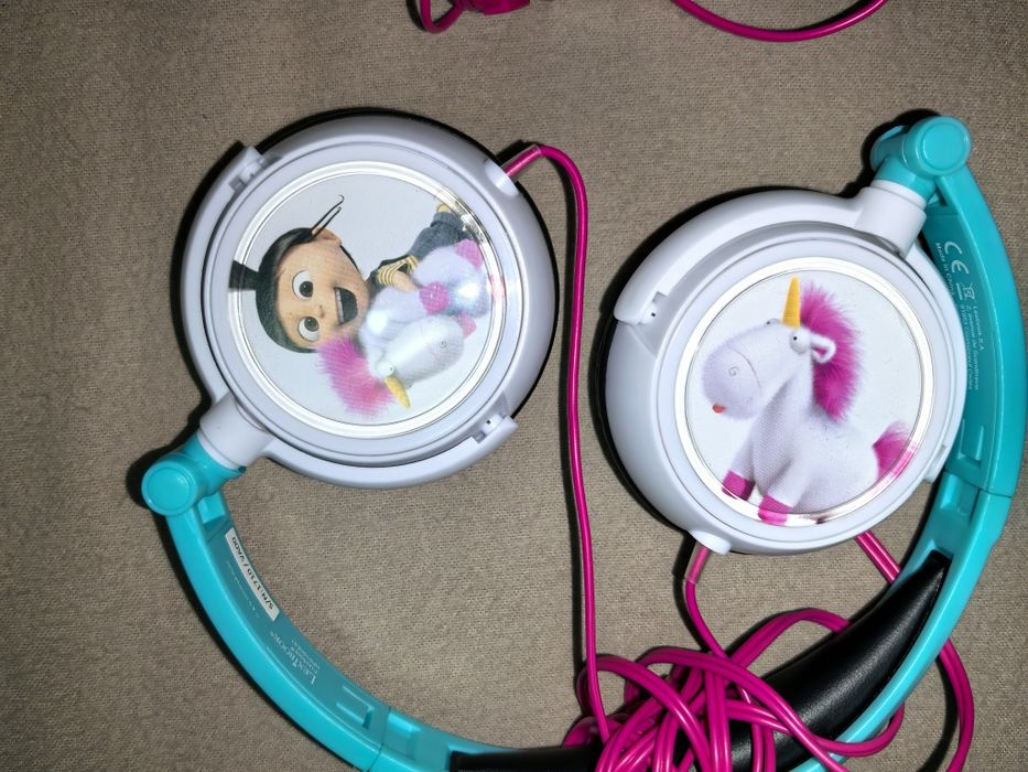 Vând Căști audio copii Lexibook Minions HP010DES1, pliabile, protecție volum 85dB