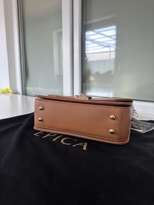 Geanta pentru dama de umar, piele maro, epica, nou, nefolosita