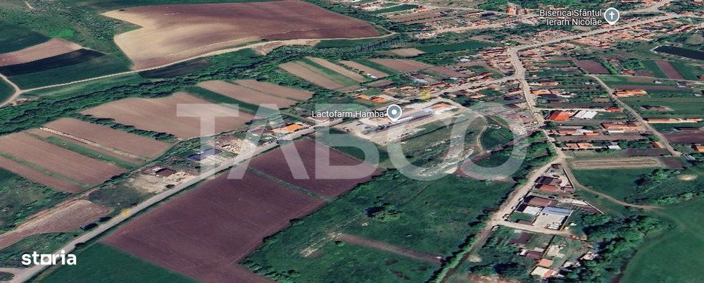 Teren de vanzare intravilan 750mp cu utilitati zona Hamba