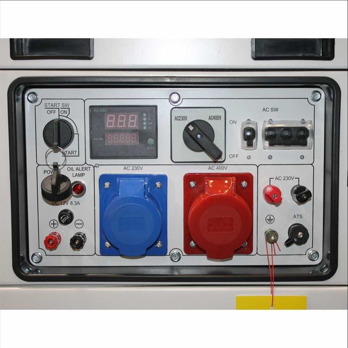 Generator insonorizat diesel SENCI SCDG-10000SE TEQ Pmax 9.4kVA 230V/400V cu ATS inclus